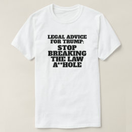 T-shirt Conseil juridique amusant pour Trump