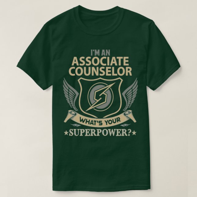 T-shirt Conseiller associé Conseiller associé Conseiller a (Design devant)