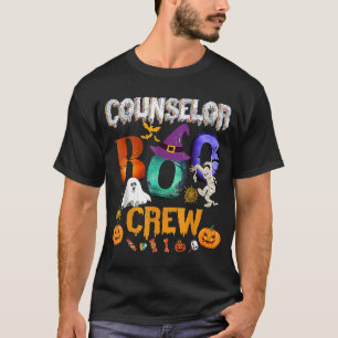 T-shirt Conseiller Boo Crew Enseignant Étudiant Halloween 