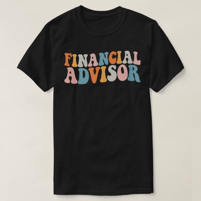 T-shirt Conseiller financier Analyste de conseils Funny Co (Design devant)