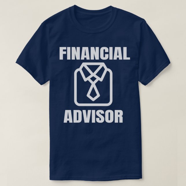 T-shirt Conseiller financier Don Funny planificateur finan (Design devant)