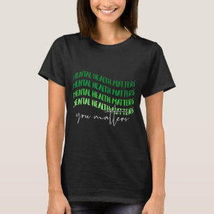 T-shirt conseiller guerrier de la sensibilisation à la san