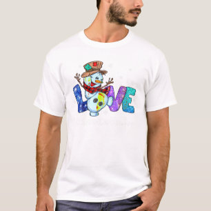 T-shirt Conseiller Love Snowman