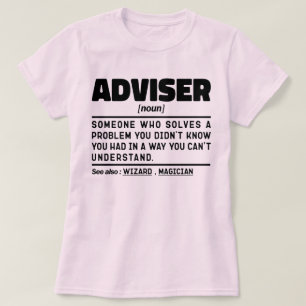 T-shirt Conseiller Noun Définition Retraite Drôle