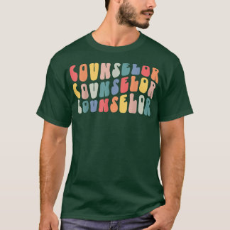 T-shirt Conseiller Super rétro École de conseil scolaire F