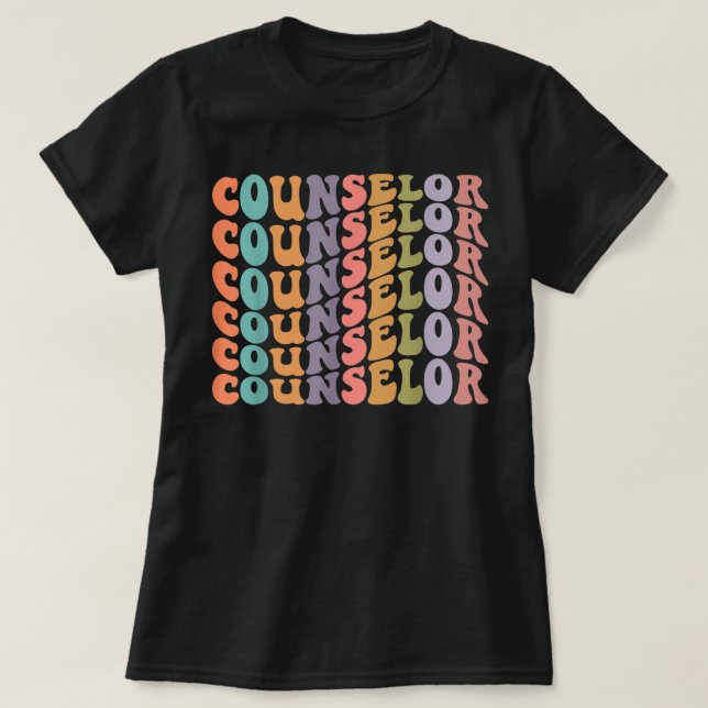 T-shirt Conseillère super Thérapeute Santé mentale Questio (Design devant)