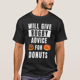 T-shirt Conseils De Rugby Pour Donuts Sport College Coachi
