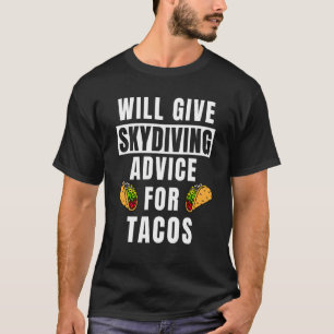 T-shirt Conseils de saut en parachute pour l'équipement de