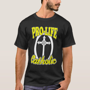 T-shirt Conservateur Anti Avortement Pro Vie Chrétien Cath