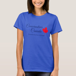 T-shirt Conservateurs Canada. Le Canada d'abord pour 