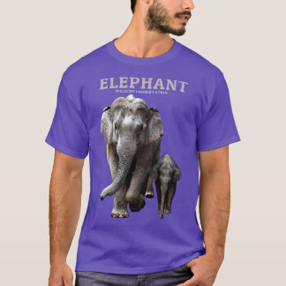 T-shirt Conservation de la faune des éléphants