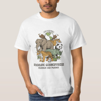 T-shirt Conservation de la faune - Protégez notre planète 