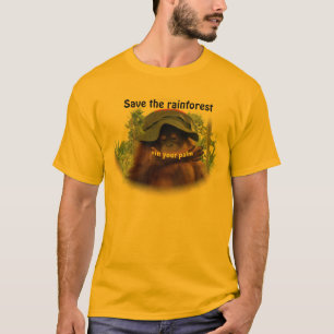 T-shirt Conservation d'orang-outan de forêt tropicale