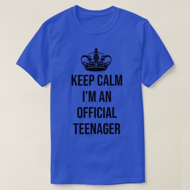 T-shirt Conserver le calme Agent nager 13e Anniversaire Fu (Design devant)