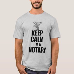 T-shirt Conserver le calme Je suis un stylo et un document