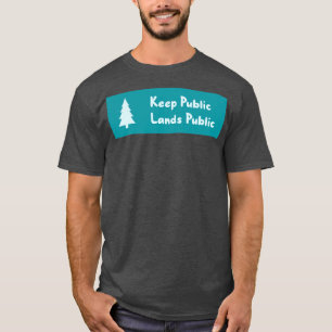 T-shirt Conserver les parcs nationaux publics des Terres p