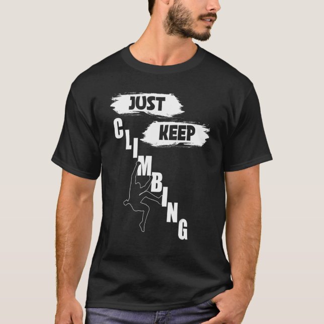 T-shirt Conserver l'Escalade Escalade Il suffit de garder  (Devant)