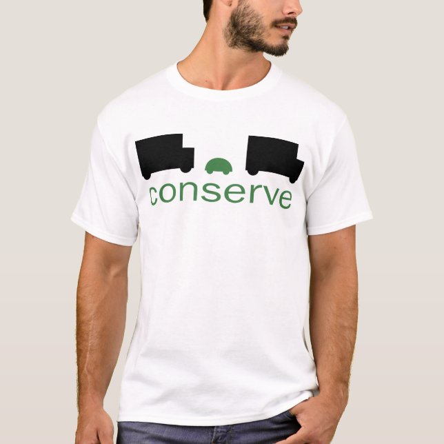 T-shirt Conservez la série 1 de conception (Devant)
