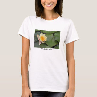 T-shirt Considérez les lis
