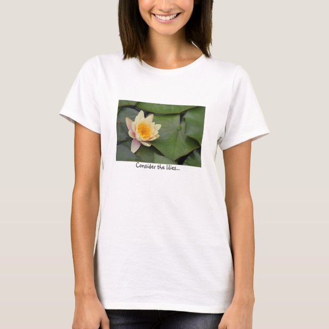T-shirt Considérez les lis (Devant)
