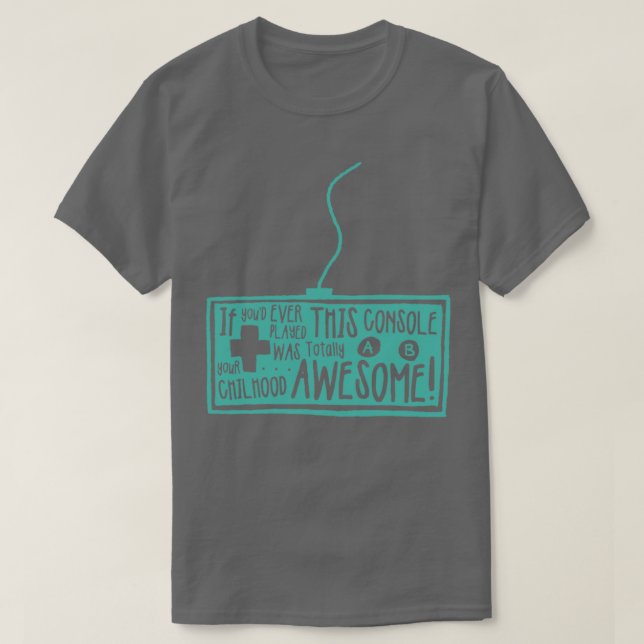 T-shirt console (Design devant)