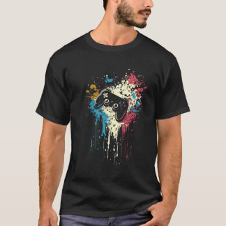 T-shirt Console de jeux d'art Splash Gamer Conso de jeux r