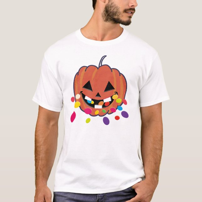 T-shirt Consommation de Halloween (Devant)