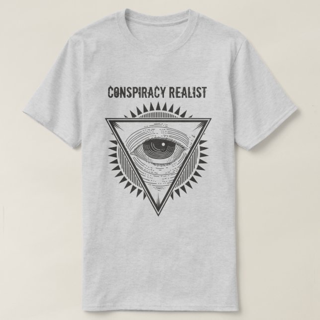 T-shirt Conspiration réaliste (Design devant)
