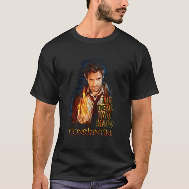 T-shirt Constantine Devil Vous Connaissez Longmanchon T Ch (Devant)