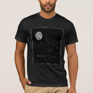 T-shirt Constellation d'Orion avec la pleine lune