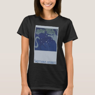 T-shirt Constellation du Sagittaire Astrologie Zodiaque Vi