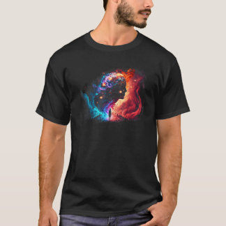 T-shirt Constellation du signe du zodiaque ciel nocturne