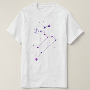 T-shirt constellation du zodiaque Lion