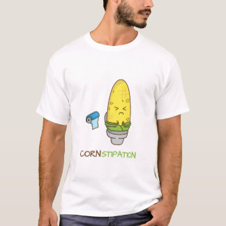 T-shirt Constipation de maïs dans l'humour de Punny de