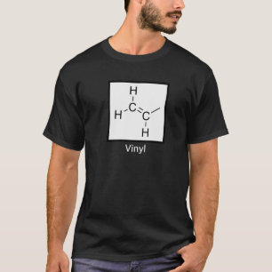 T-shirt Constitution chimique de vinyle