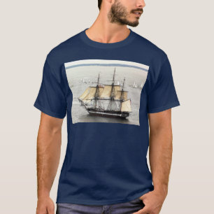 T-shirt Constitution d'USS, défilé de voile