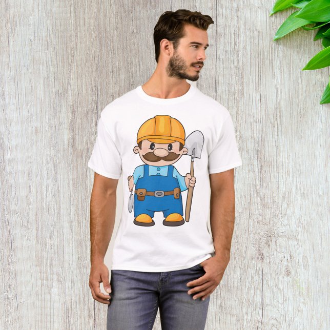 T-shirt Constructeur Avec Une Chaussure (Créateur téléchargé)