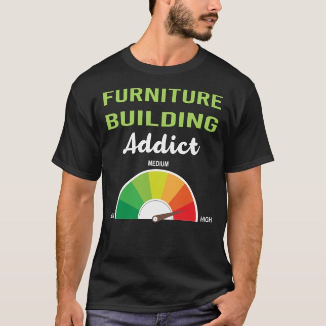T-shirt Constructeur de meubles Carpenter menuiserie (Devant)