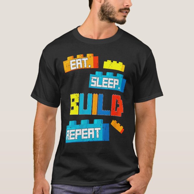 T-shirt Constructeur principal Rétro pour femmes Mangez le (Devant)