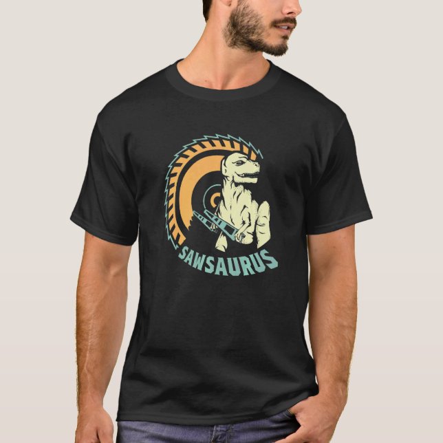 T-shirt Constructeur Sawsaurus   (Devant)