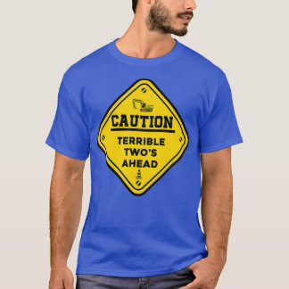 T-shirt Construction Anniversaire enfants Attention Terrib