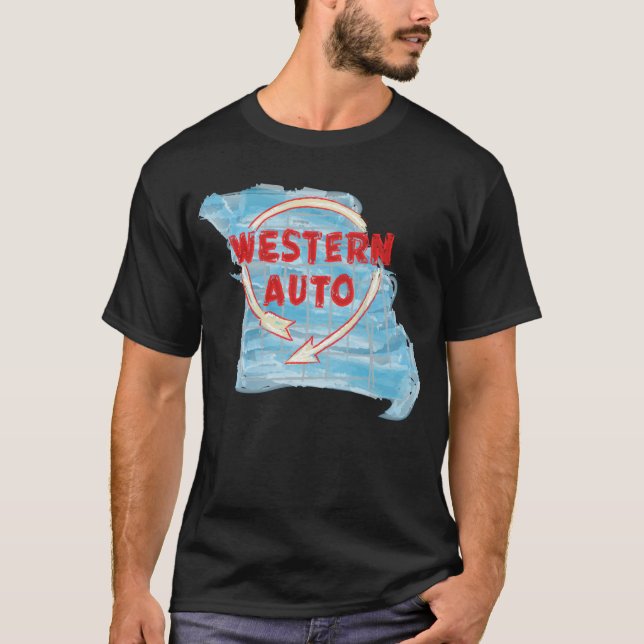T-shirt Construction automobile occidentale (Devant)