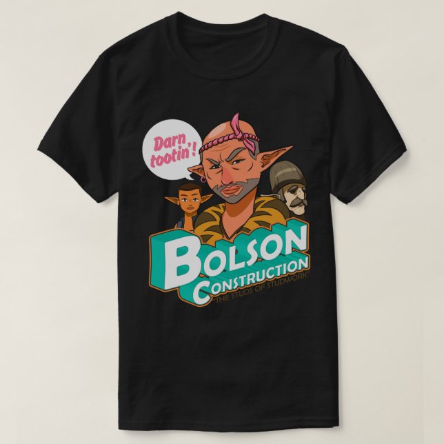 T-shirt Construction Bolson (Design devant)