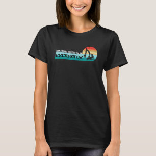 T-shirt Construction Camion Excavateur Lieu de constructio