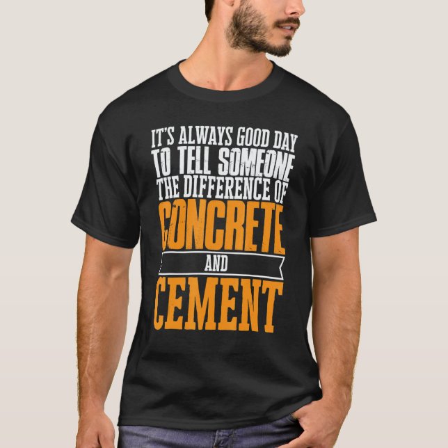 T-shirt Construction Concrete Finisher 12 (Devant)