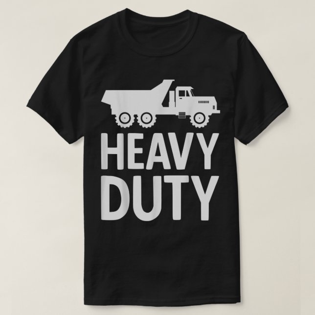 T-shirt Construction de camion Tipplet de wagon (Design devant)