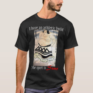 T-shirt Construction de sumo dans le noir