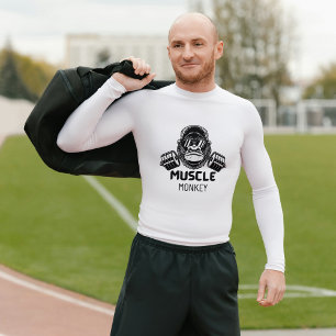 T-shirt Construction du corps : Singe musculaire