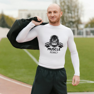 T-shirt Construction du corps : Singe musculaire