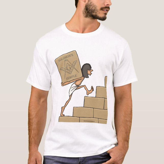 T-shirt Construction du temple (Devant)